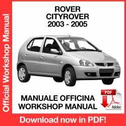 Workshop Manual Rover Cityrover (2003-2005)