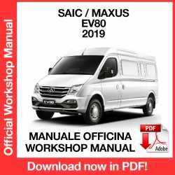 Workshop Manual Saic Maxus EV80 (2019)