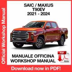 Workshop Manual Saic Maxus T90EV (2021-2024)