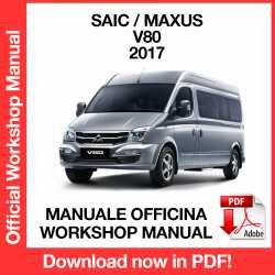 Workshop Manual Saic Maxus V80 (2017)