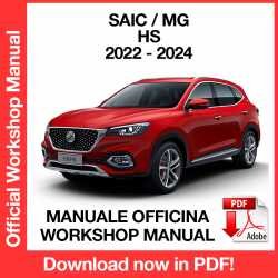 Workshop Manual Saic MG HS (2022-2024)