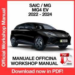 Workshop Manual Saic MG MG4 Ev (2022-2024)