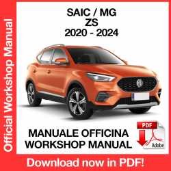 Workshop Manual Saic MG ZS (2020-2024)