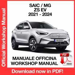 Workshop Manual Saic MG ZS EV (2021-2024)