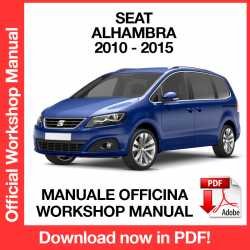 Workshop Manual Seat Alhambra (2010-2015)