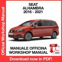 Workshop Manual Seat Alhambra (2016-2021)