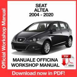 Workshop Manual Seat Altea 5P1 (2004-2020)