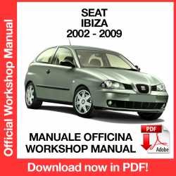 Workshop Manual Seat Ibiza 6L1 (2002-2009)