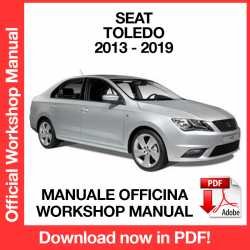 Workshop Manual Seat Toledo KG (2013-2019)
