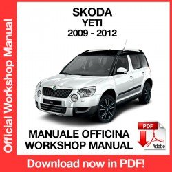 Workshop Manual Skoda YETI (2009-2012)