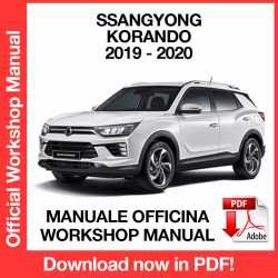 Workshop Manual Ssangyong Korando C300 (2019-2020)