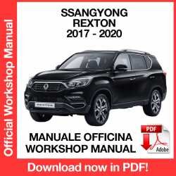 Workshop Manual Ssangyong Rexton Y400 (2017-2020)