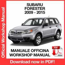 Workshop Manual Subaru Forester (2009-2015)
