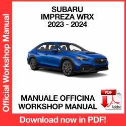 Workshop Manual Subaru Impreza WRX VB (2023-2024)