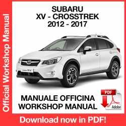 Workshop Manual Subaru XV Crosstrek (2012-2017)