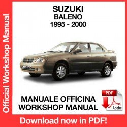 Workshop Manual Suzuki Baleno (1995-2000)