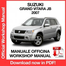 Workshop Manual Suzuki Grand Vitara JB (2007)