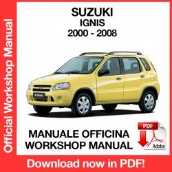 Workshop Manual Suzuki Ignis (2000-2008)