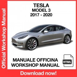 Workshop Manual Tesla Model 3 (2017-2020)