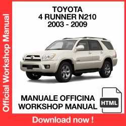 Workshop Manual Toyota 4 Runner IV N210 (2003-2009)