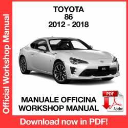 Workshop Manual Toyota 86 (2012-2018)