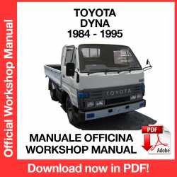 Workshop Manual Toyota Dyna (1984-1995)