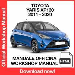 Workshop Manual Toyota Yaris XP130 (2011-2020)