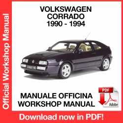Workshop Manual Volkswagen Corrado (1990-1994)
