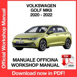 Workshop Manual Volkswagen Golf MK8 (2020-2022)