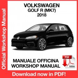 Workshop Manual Volkswagen Golf R MK7 (2018)