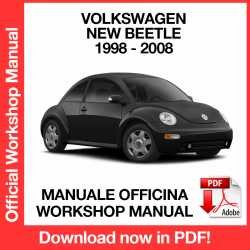 Workshop Manual Volkswagen New Beetle (1998-2008)