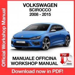 Workshop Manual Volkswagen Scirocco (2008-2015)