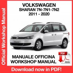 Workshop Manual Volkswagen Sharan (2011-2020)