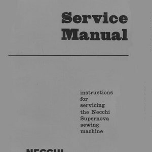 il_300x300.1562476563_e11z Necchi Supernova Sewing Machine Service Manual (PDF Pattern)
