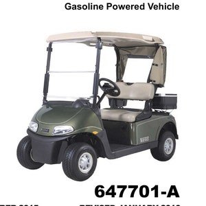 2016-2020 EZGO RXV Gas Golf Cart Repair & Service Manual PDF, Ezgo Rxv Golf Cart Manual, Ezgo Rxv Parts List, Ezgo golf cart manual download