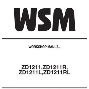 Kubota ZD1211 Lawn Mower Service Manual PDF, Kubota Lawn Mower Workshop Manual, Kubota Manual PDF