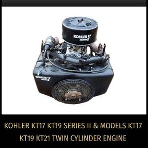 Kohler KT17 KT19 Series II & Models KT17 KT19 KT21 Twin Cylinder Engine Service Repair Manual PDF Download-Pdf Manual, Wiring Manual, Manual