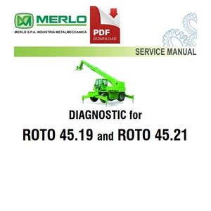 Merlo Telehandler Diagnostics Troubleshooting Manual ROTO45.19 ROTO45.21