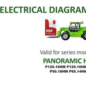 Merlo Telehandler Electrical Wiring Diagrams Manual P120.10HM P120.10HMEE P50.18HM P65.14HM