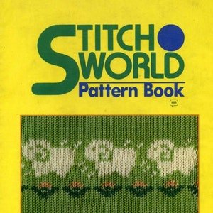 Brother Stitchworld I Pattern Book Knitting Machine KH930/940/950 Vintage Techniques Guide Instruction Manual PDF Instant Download