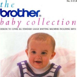 Brother Baby Collection Magazine for Brother Knitting Machine Vintage Techniques Info Pattern Guide Instruction Manual PDF Instant Download