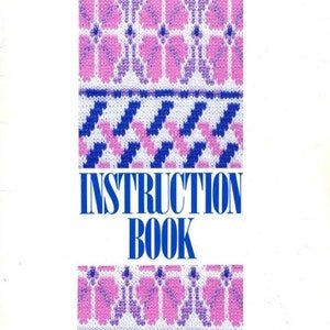 Brother KH965-Knitting Machine Instruction Manual User Guide Instant Download Retro Scan