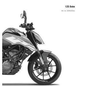 2017 KTM 125 Duke MotorCycle Service Manual Repair Workshop Pdf Ready to Race Download