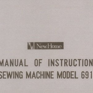 Janome New Home 691 Instruction Manual in English Vintage Retro PDF -Instant Download