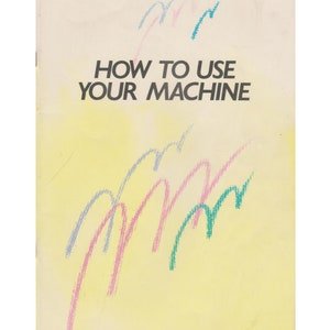 Brother KX395 Knitting Machine Instruction Manual Vintage PDF Download Instant Download Retro Scan