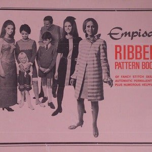 Empisal Pattern Ribber Knitting Machine Pattern Book Instruction Manual Punch Card Knitter Instant Download Retro Scan PDF User Guide