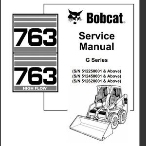763 Service Repair Manual Bobcat 763 763H G Series Skid Steer Loader pdf