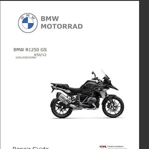 BMW R 1250 GS K50 12 Workshop Service Manual PDF digital download