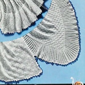 Baby Fern Stitch Shawl Crochet Pattern No 818 by Emu Instruction Tutorial PDF Vintage Boho Instant Download