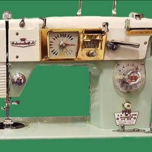 American Beauty 175 Standard Sewing Automatic Zig Zag Visetti Model 2000 646 Sewing Machine Vintage Instruction Manual in English PDF